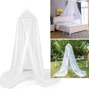 Reticolo per letto matrimoniale - Viaggio e casa - Materiale di montaggio incluso - Reticolo a maglia fine per tetto del letto - Baldacchino per reticolo insetti