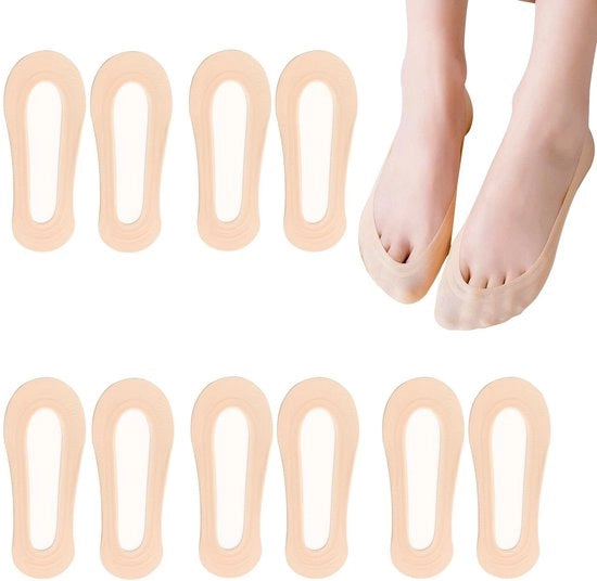 Sokke antiscivolo per donne, bassa taglia, 5 paia