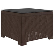Divano da Giardino a 1 Posto con Cuscino Aspetto Rattan PP 8011765