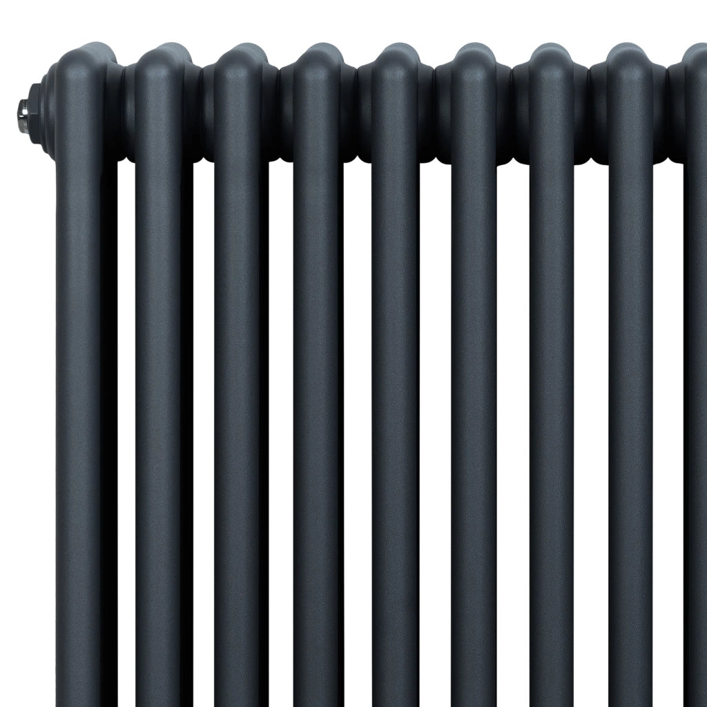 Radiatore Tradizionale 4 Colonne Orizzontale Antracite 600 x 425 mm