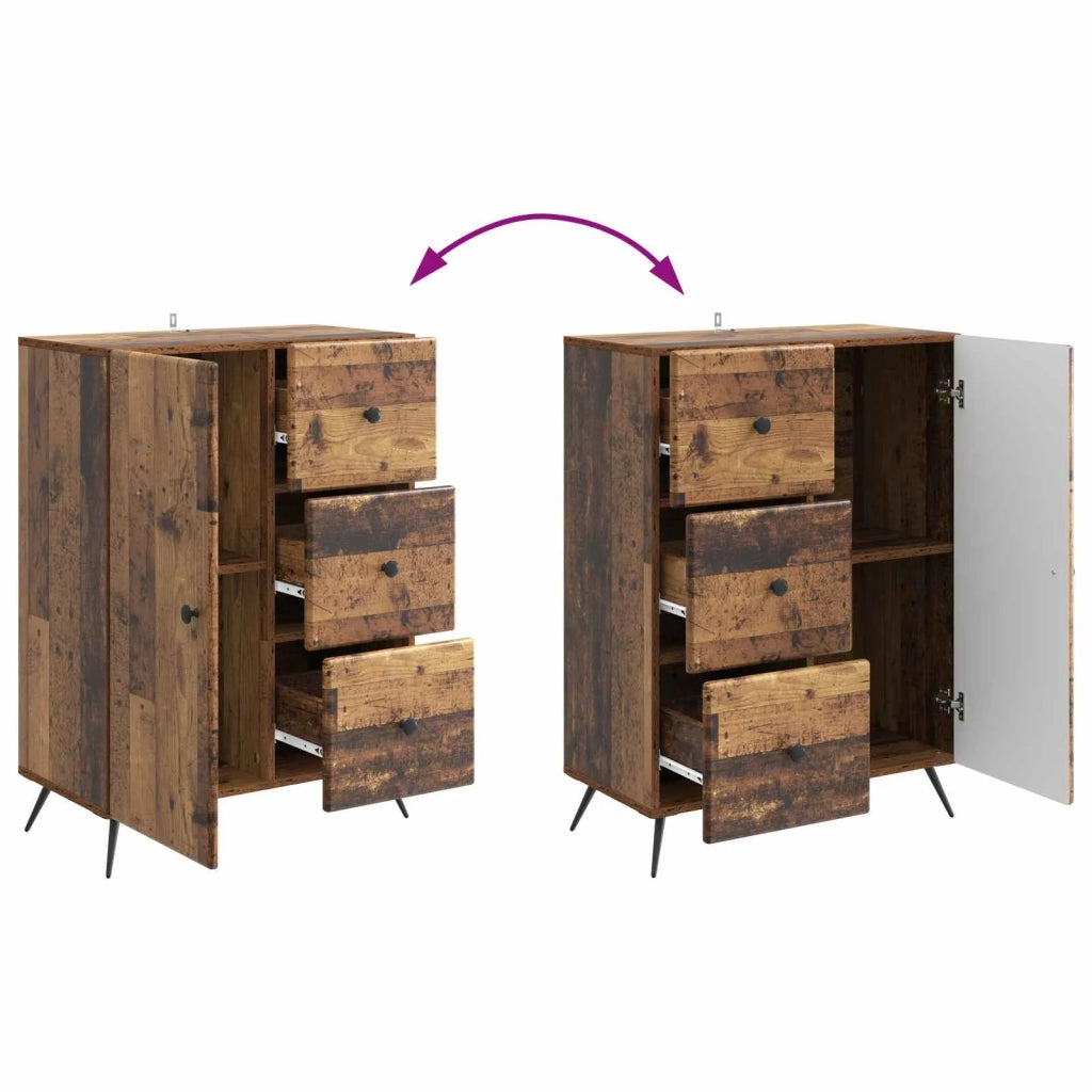 Credenza Legno antico 66 x 34,5 x 90 cm Legno ingegnerizzato