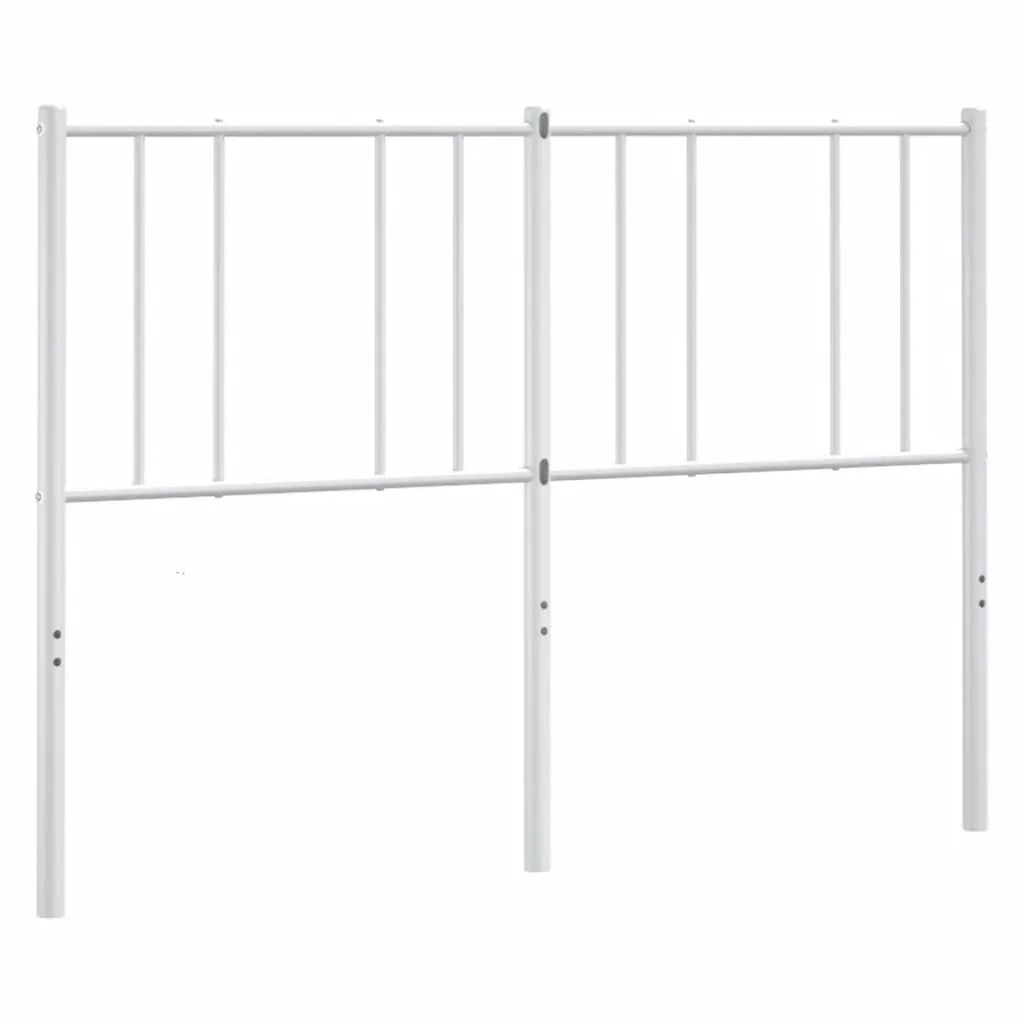 Testiera | Testata di Ricambio in Metallo Bianco 160 cm