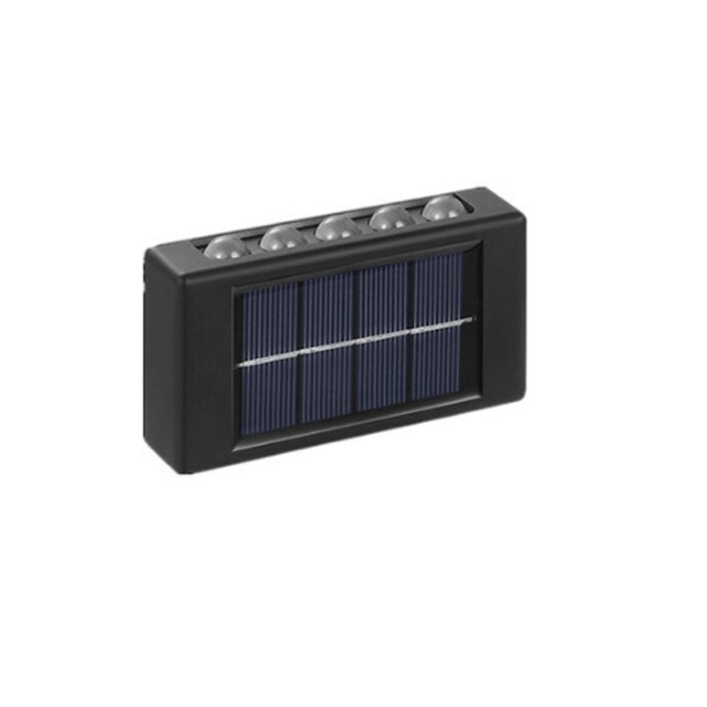 APPLIQUE LAMPADA 10 LED MURO PARETE SOLARE IP65 BIDIREZIONALE GIARDINO TE-B0569