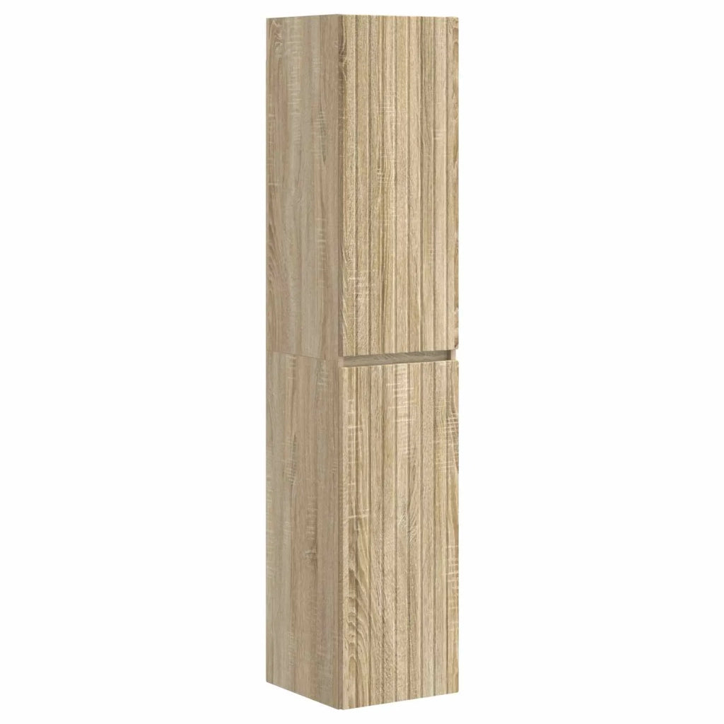 Set di mobili per il bagno 3 pz Rovere Sonoma 3406085