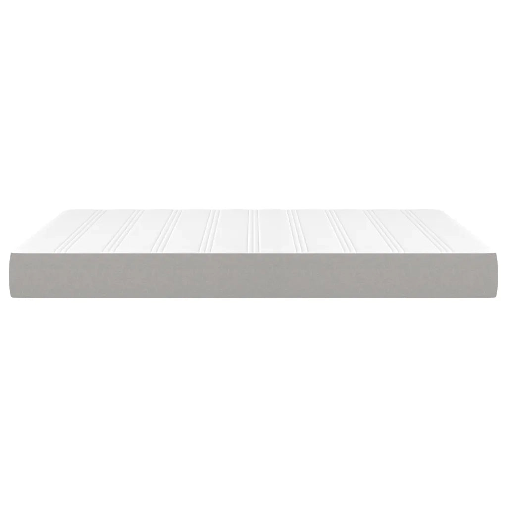 Materasso a Molle Insacchettate Grigio Chiaro 140x190x20 cm cod mxl 51866