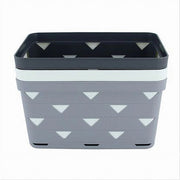 Trade Shop - Cesto Cestino Porta Tutto Oggetti Organizzatore Rettangolare 30x21.5x16 Cm 10719 -
