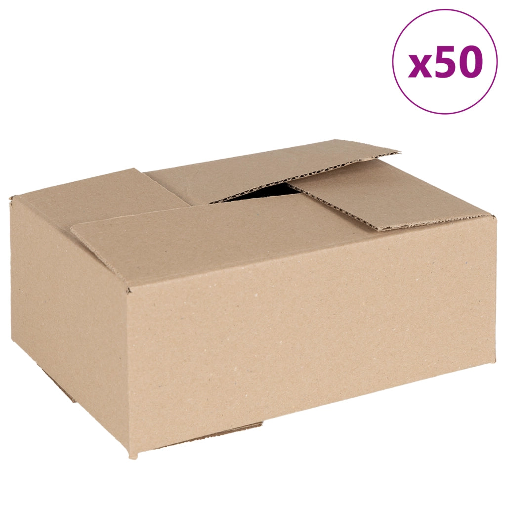 Scatola Pieghevole 50 pz 25x17.5x10 cm Cartone