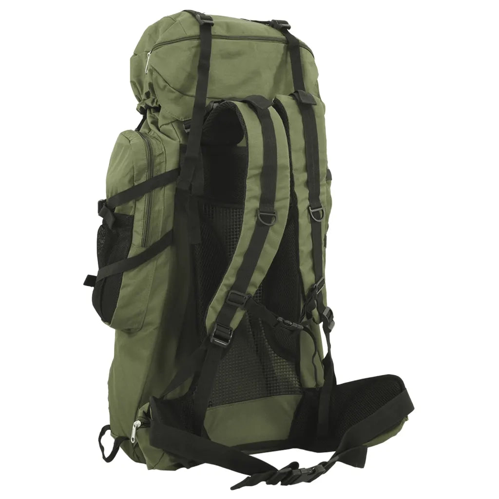 Zaino da Trekking Verde Militare 60 L in Tessuto Oxford 4009965