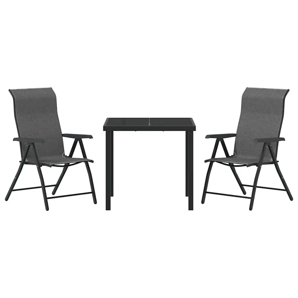 Set da Pranzo per Giardino 3 pcs Grigio 3379275