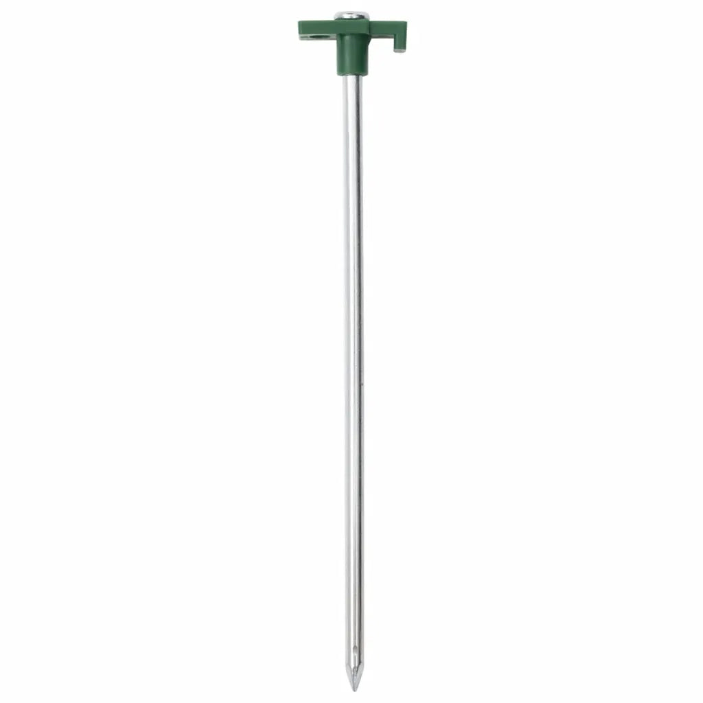Picchetti per Tenda 12 pz 25 cm 7 mm in Acciaio Zincato e PP