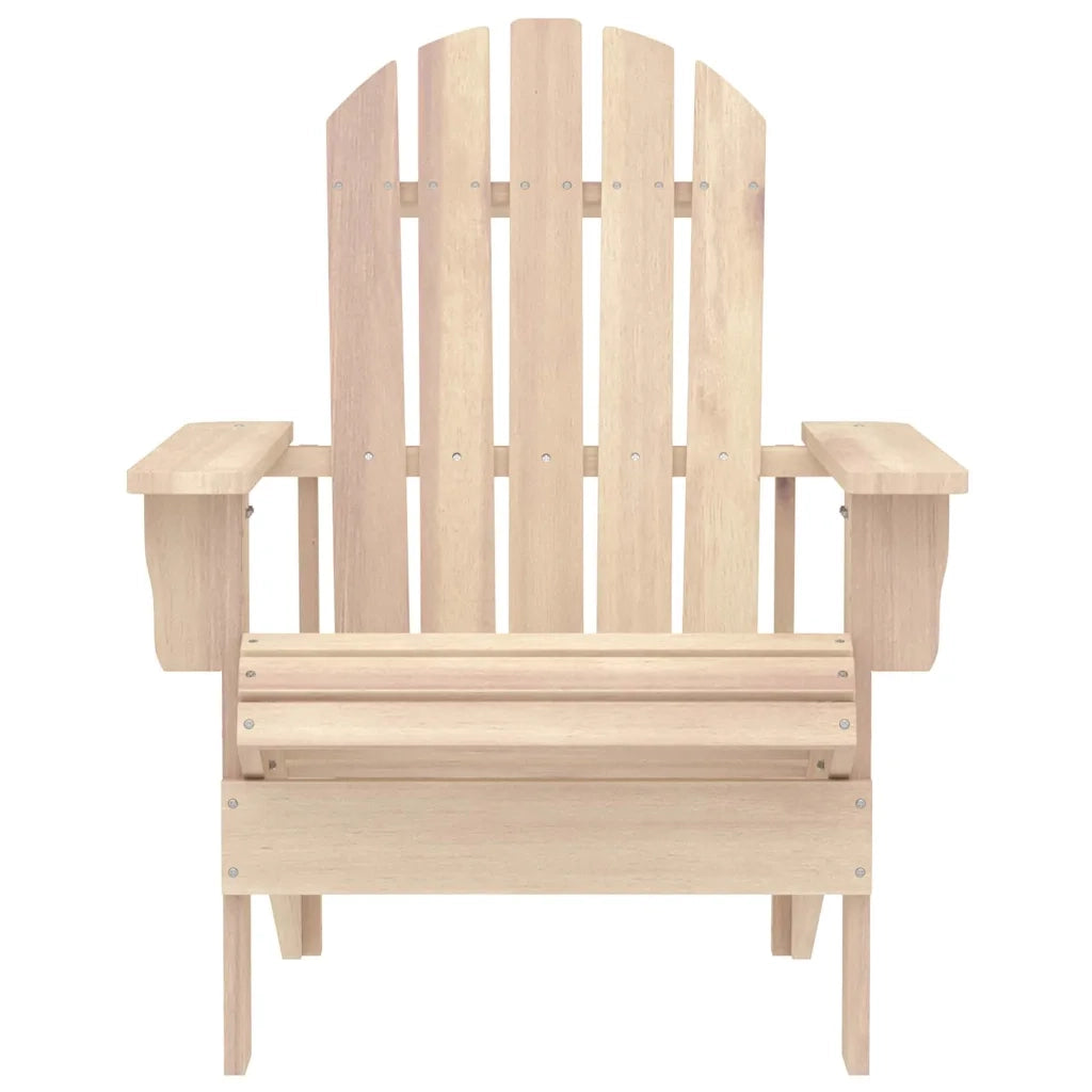 Sedia da Giardino Adirondack con Tavolino in Legno Abete cod mxl 40556