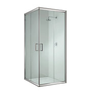 Box Doccia Quadrato 90x90 H198 Trasparente 6mm mod. Alabama