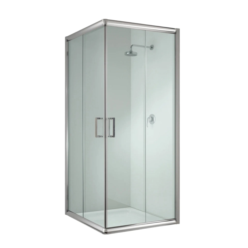 Box Doccia Quadrato 90x90 H198 Trasparente 6mm mod. Alabama