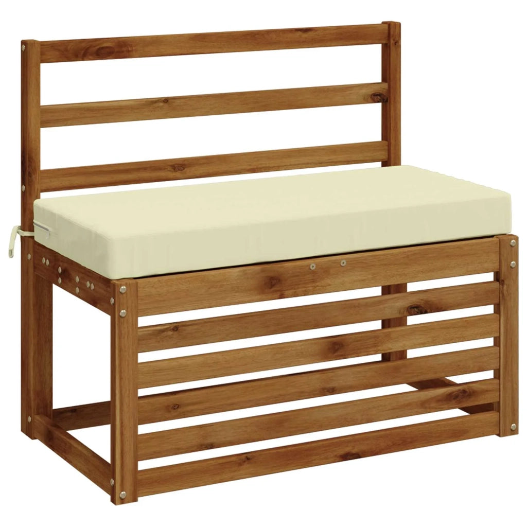 Cuscino per panchina SOEST 100% Poliestere Crema 60 x 40 x 8 cm 949520