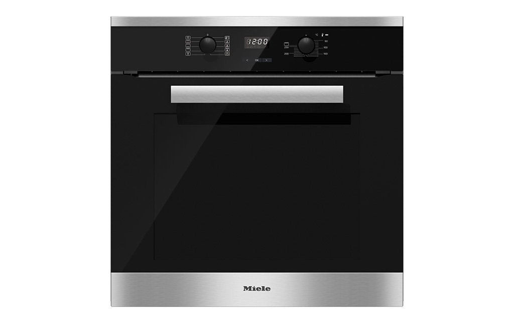 Miele h2661-1b forno elettrico ventilato ad incasso 8 funzioni 76 litri classe a+ colore inox e nero