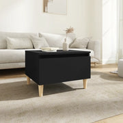 Tavolino Nero 50x46x35 cm in Legno Multistrato 819502