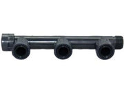 RACCORDI MANIFOLD PVC CON ORING  3 uscite con ghiera 1    RAIN