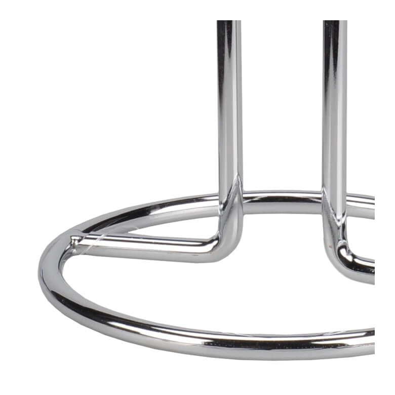 Portarotolo di carta assorbente KADAX, in acciaio, argento, per asciugamani da cucina, stabile, 31 cm
