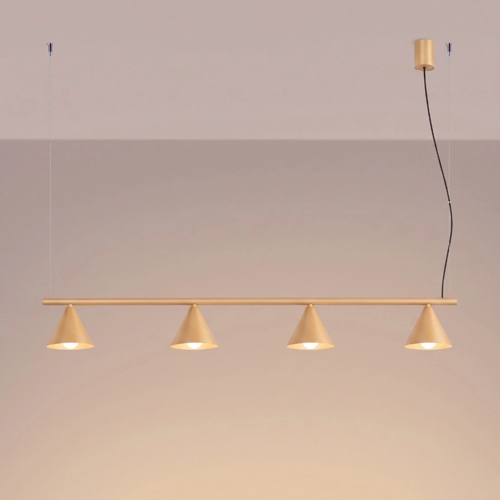 Lampadario NOX 4L oro