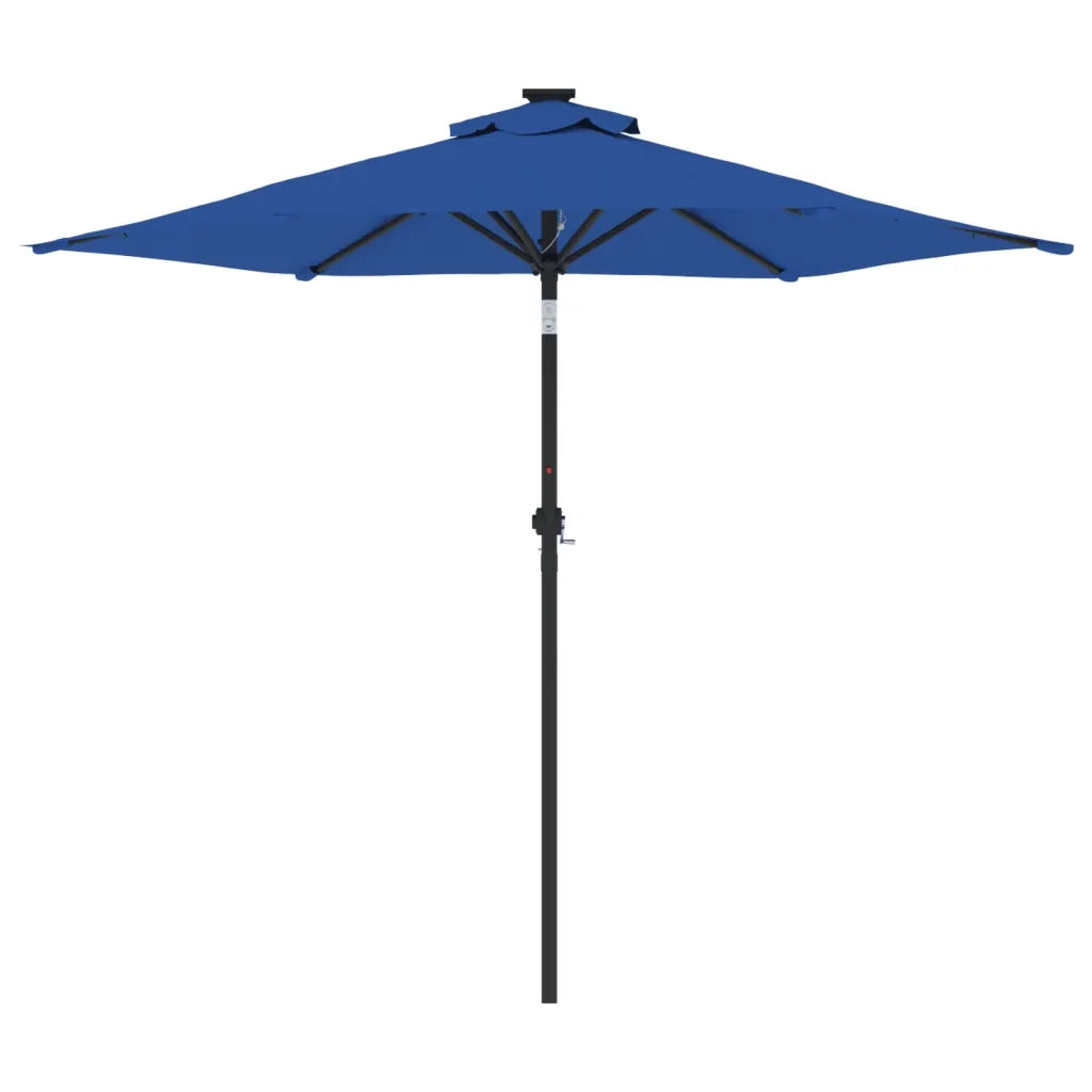 Ombrellone Giardino con Palo in Acciaio Azzurro 225x225x212 cm 4005065