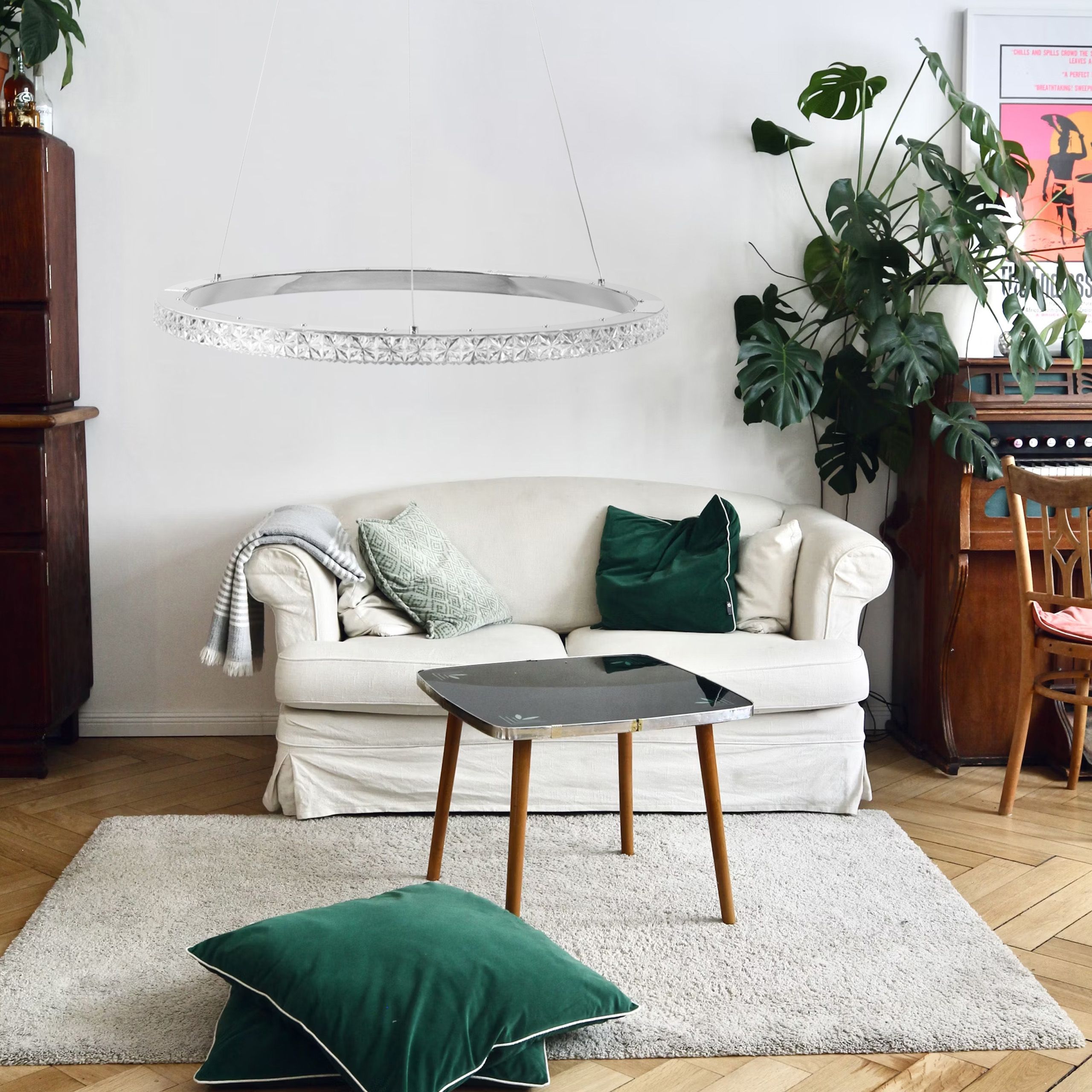 Lampada Led Ms010-cp 59cm Chrome