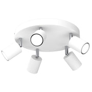Plafoniera Fun Luminex bianca 5xGU10 orientabile
