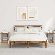 Comodino 2 pcs Legno vecchio 41 x 40 x 45 cm Legno multistrato
