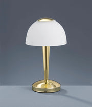 Lampada tavolo da Interno a LED in Metallo Ottone Lucido