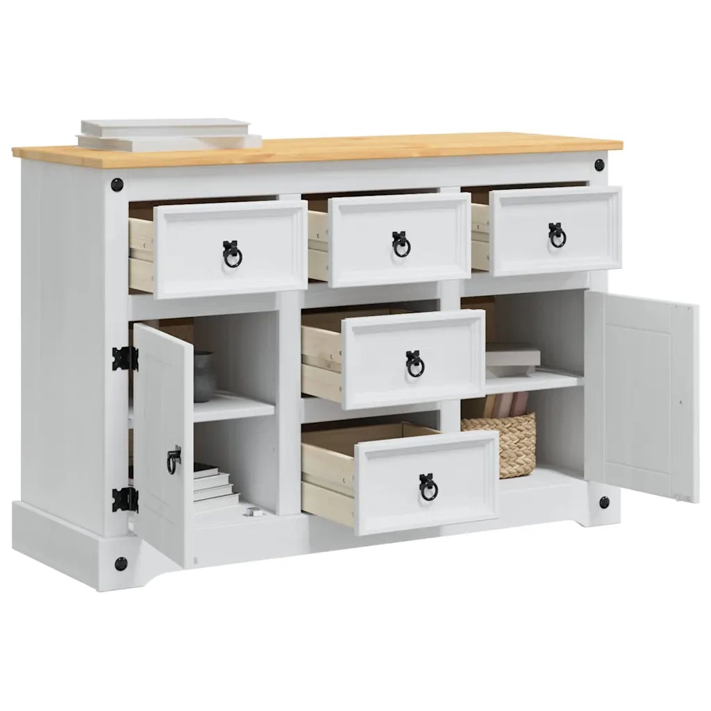 Cassapanche di stoccaggio Corona Bianco 112 x 40 x 75 cm CFW4753204