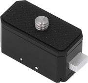 Piastra di Rilascio Rapido in Alluminio con Piastra Antiscivolo per Adattatore 1/4 Pollici