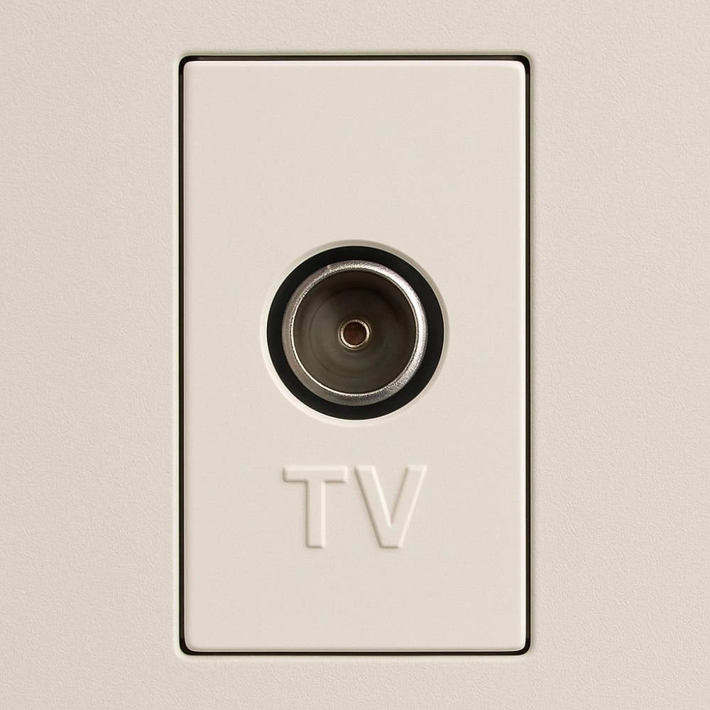 Presa tv passante marlanvil 7058 serie venus per impianti domotici
