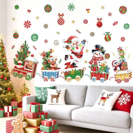 Decorazione per Parete Festiva - Sticker per Parete Autoadesivo - Decorazione per Bambini - Decorazione per Feste - Facile da Applicare - Ideale per Camera da Letto