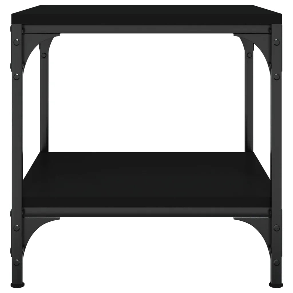 Tavolino Nero 40x40x40 cm in Legno Multistrato cod mxl 15573