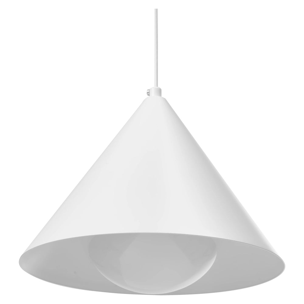 Lampadario in metallo per soggiorno in stile industriale moderno colore bianco Leyre