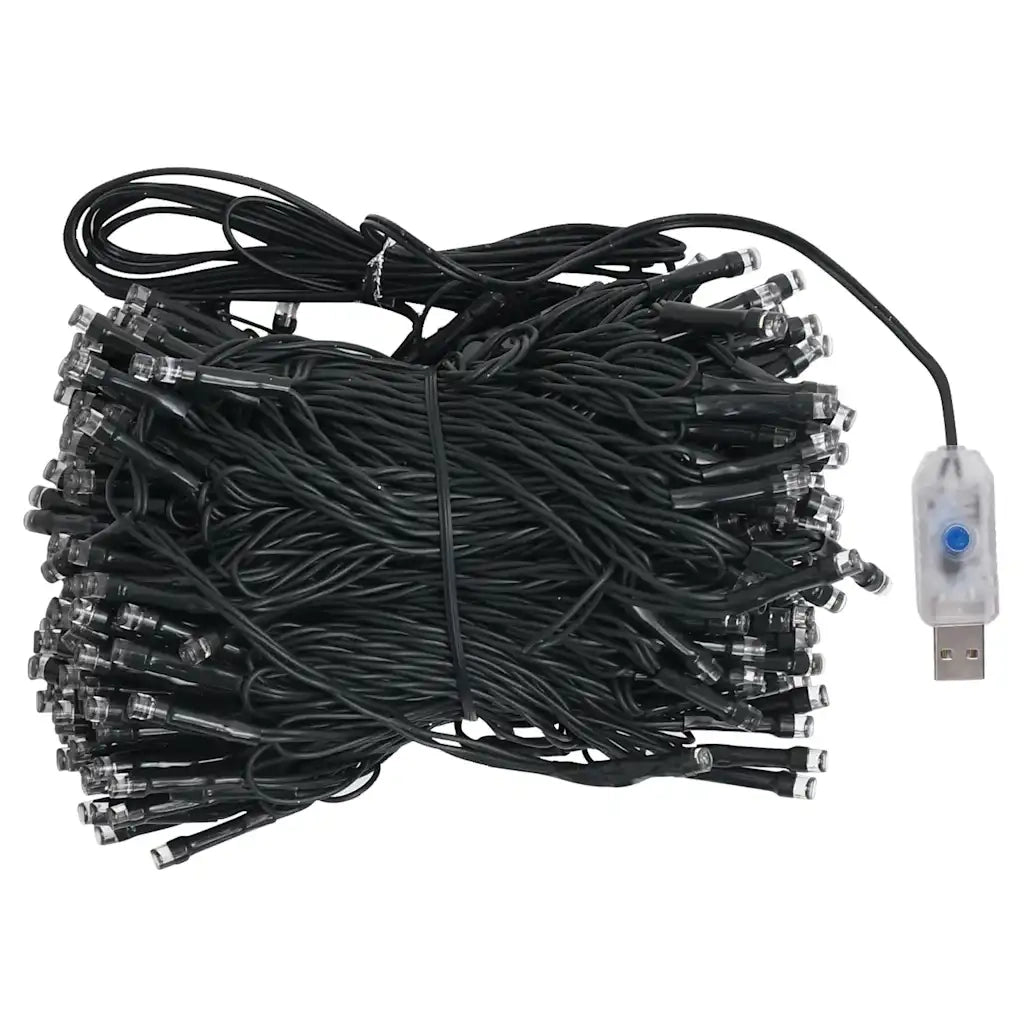 Set Albero Natale Artificiale con LED e Palline Nero 150 cm PVC  cod mxl 15681