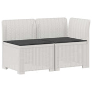 Divano da Giardino a 2 Posti con Cuscini Aspetto Rattan PP 8011933