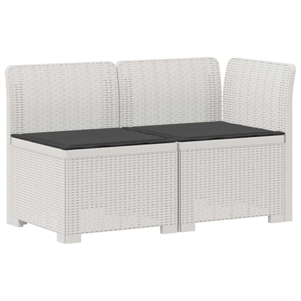 Divano da Giardino a 2 Posti con Cuscini Aspetto Rattan PP 8011933