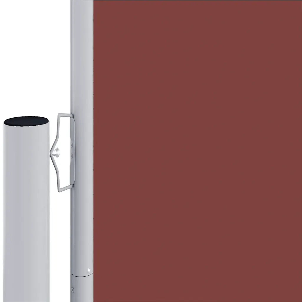 Tenda Laterale Retrattile Marrone 117x1200 cm 318057