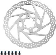 VTT - Razzo di freno in acciaio inossidabile - 180 mm - Adatto per mountain bike - Prestazioni di frenatura elevate - 6 fori
