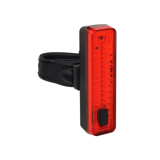 Luce Posteriore per Bicicletta Linear Universale Ricaricabile IPX4 Luce Rossa Fissa e Lampeggiante