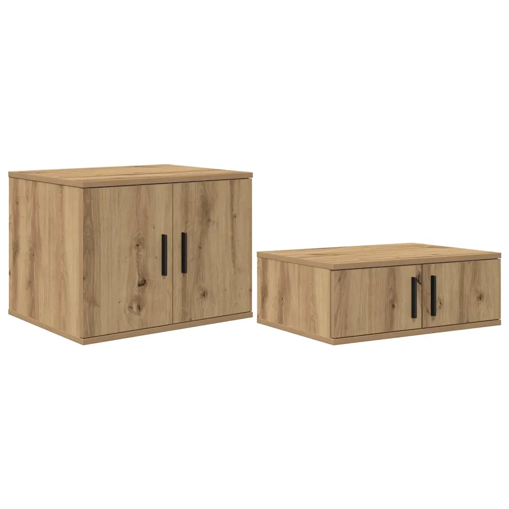 Armadio 2 pcs Rovere artigianale 103 x 41 x 40 cm 866682