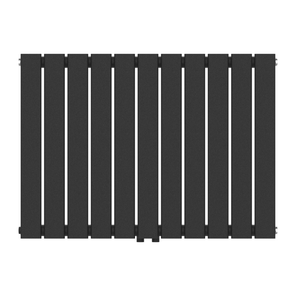 Radiatore a pannello piatto 616 watt acciaio 60 x 80 cm nero 03_0010457