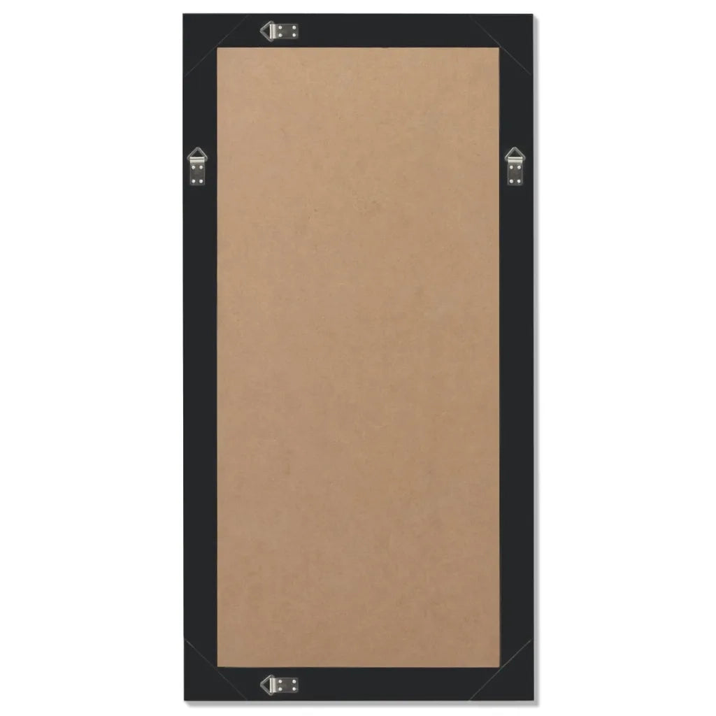 Specchio da Parete Stile Barocco-Specchio a Muro-Specchio Decorativo 100x50 cm Nero