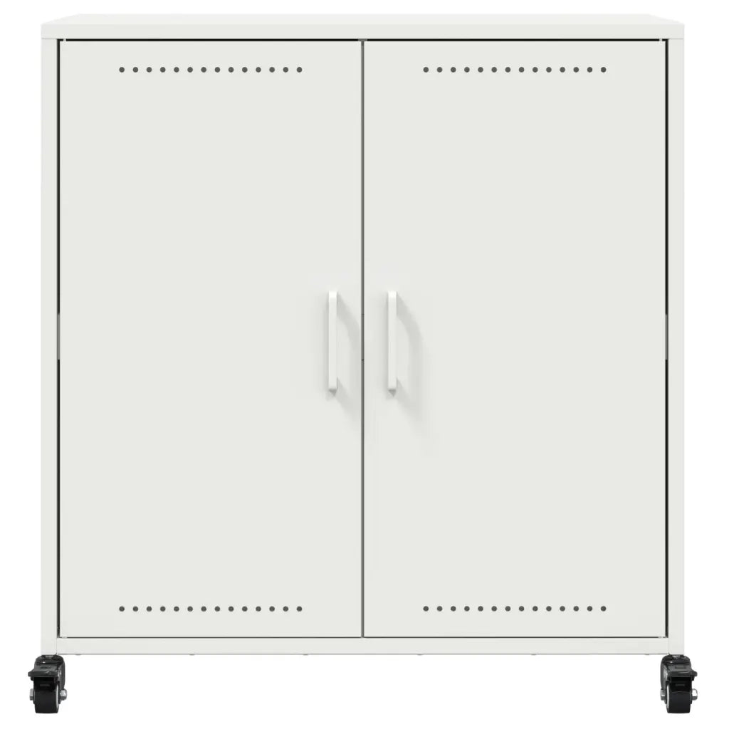 Credenza | Madia | Buffet da pranzo | Armadio da pranzo Bianca 68x39x72 cm in Acciaio