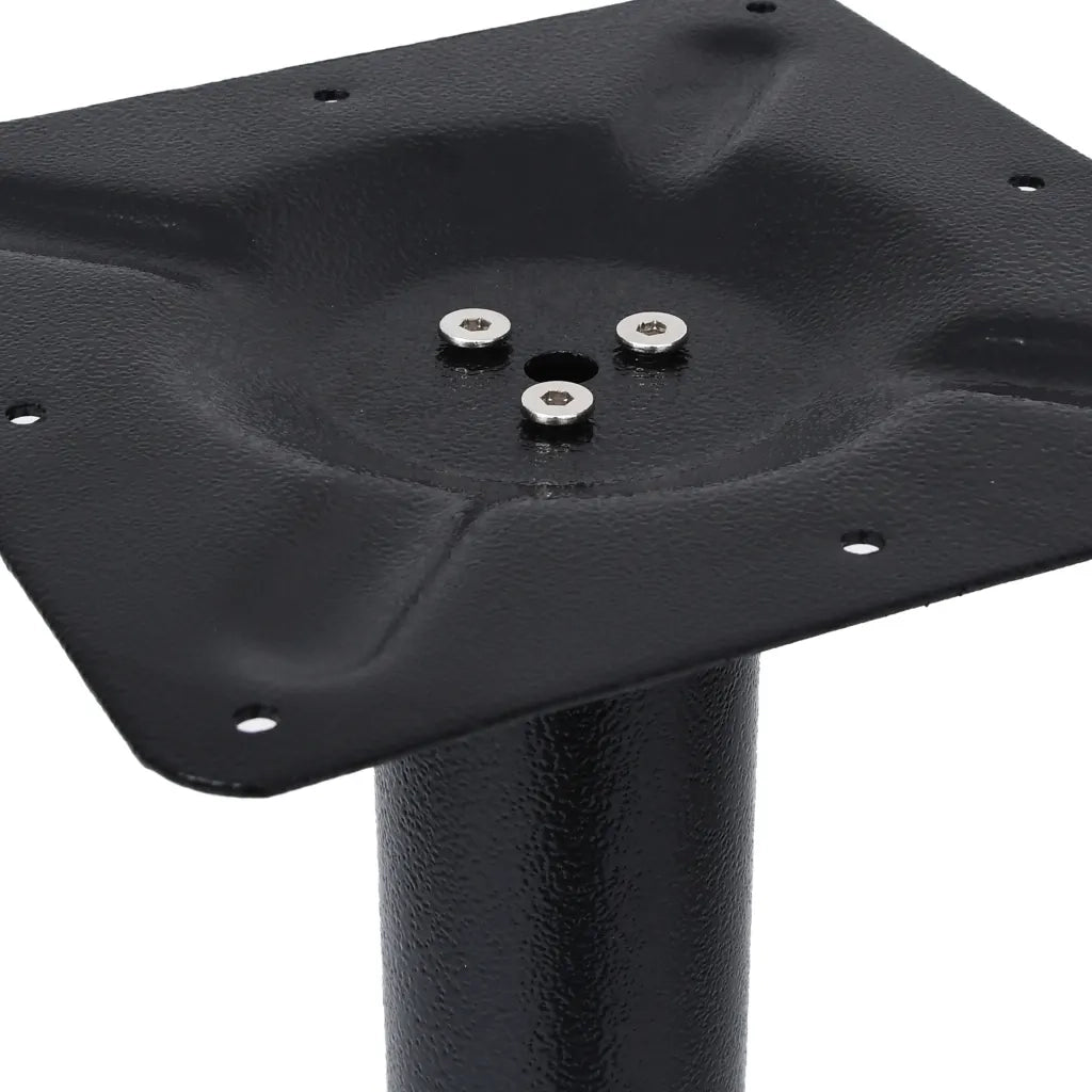 Gamba per Tavolino da Bar Nero 76x76x107cm in Ghisa 325432