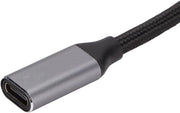 Cavo USB C di allungamento HD 4K USB 3.1 GEN2 angolo destro maschio a femmina cavo di allungamento 5A 100W PD ricarica rapida 10Gbps trasferimento dati (25cm)