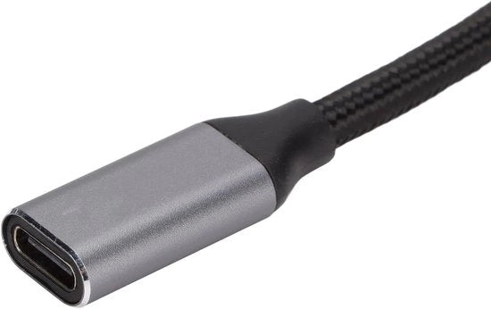 Cavo USB C di allungamento HD 4K USB 3.1 GEN2 angolo destro maschio a femmina cavo di allungamento 5A 100W PD ricarica rapida 10Gbps trasferimento dati (25cm)