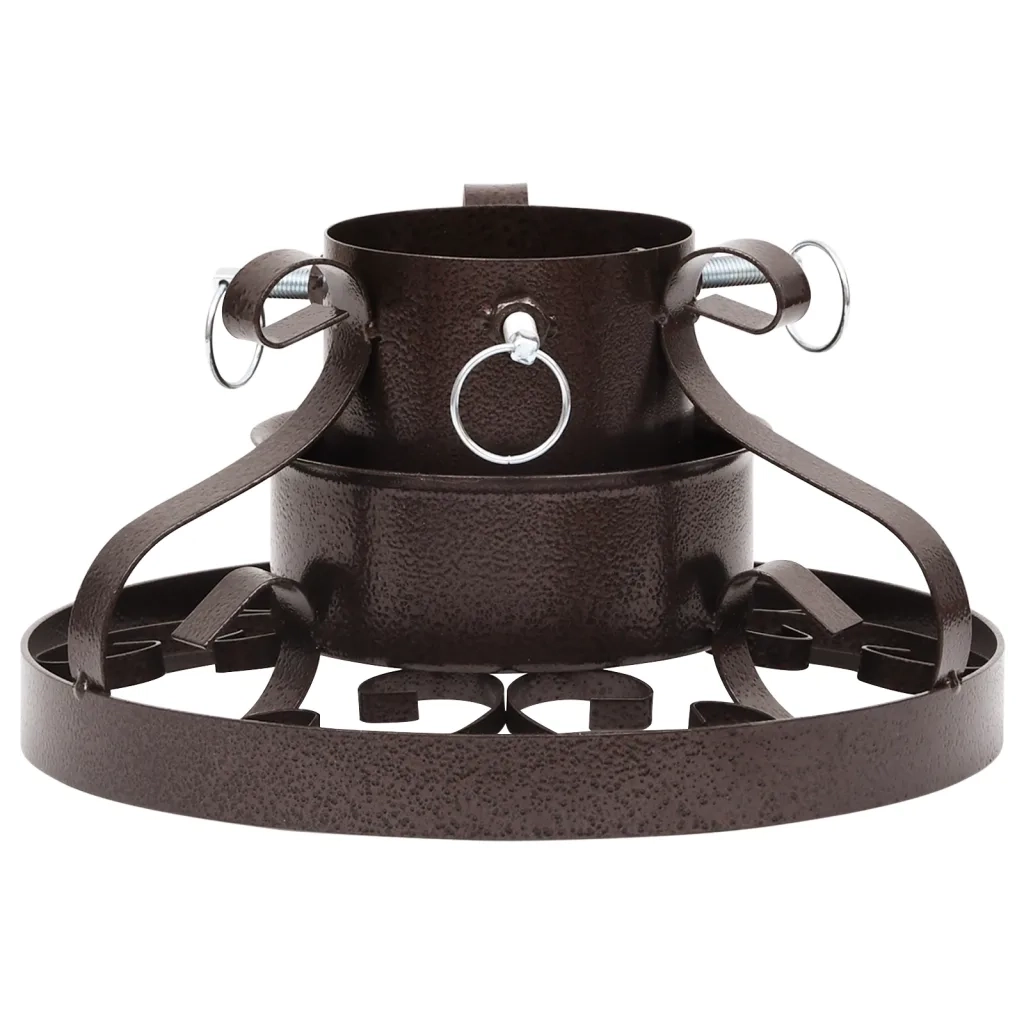 Base per Albero di Natale Rame Anticato 29x29x15,5 cm cod mxl 61666