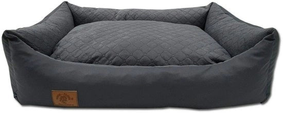 Soggiacollo XXL - Letto per cani grandi - Cuscino per cani - Divano per cani con cuscino rovesciabile | Coperta rimovibile e lavabile (Grafito)
