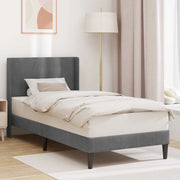 Struttura del letto Grigio Scuro 90 x 190 cm Velluto 3414668